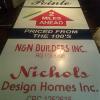 Aluminum Composite Material - Directional Site Sign for Home builder.
